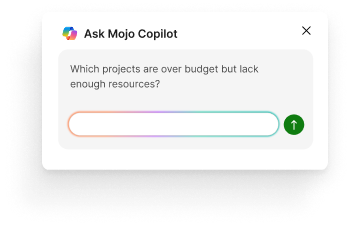 Copilot prompt: Which projects are over budget but lack enough resources?